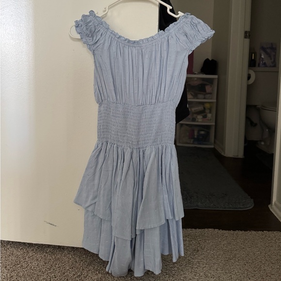 Princess Polly Light Blue Romper - Picture 3 of 4